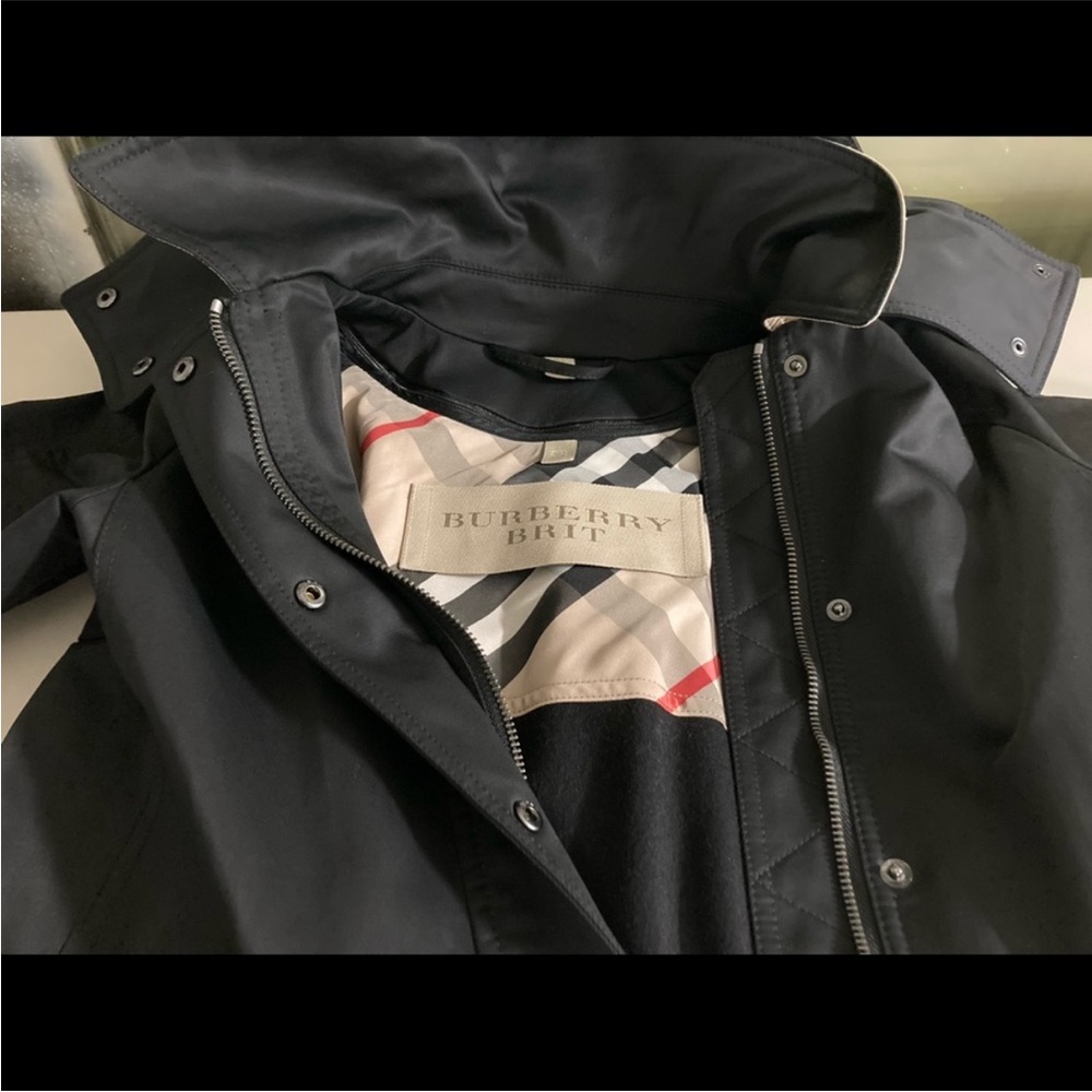 Burberry Brit BowPark Black Raincoat for Women